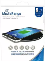 Belaidis įkroviklis MediaRange MRMA118 USB belaidis greitasis įkrovimas juodas
