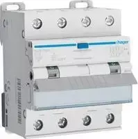 HAGER ADX416D diferencialinis automatas 4P 10kA B-16A 30mA A tipas