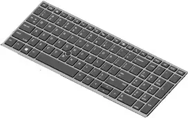 HP atsarginė nešiojamojo kompiuterio klaviatūra, vokiškas išdėstymas, skirta EliteBook 755 G5