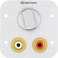 Kištukinis lizdas 2 x RCA Kindermann 7441000518
