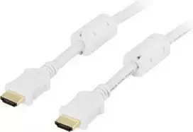 HDMI kabelis Deltaco HDMI-1020A 2m baltas