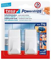Rankšluosčių kabliukas TESA Powerstrips Indoor 58272-00000-00 Baltas