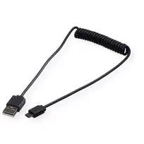 ROLINE USB 2.0 spiralinis laidas - A - Micro B - tiesus/tiesus 1,0 m - ekranuotas - USB 2.0 Micro B tipas - 1 mm - spiralinis (11.02.8317)