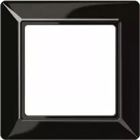 Jung rėmelis 1-jam mechanizmui juodas horizontalus/vertikalus AS 581 SW (AS581SW)