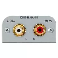 Kištukinis lizdas 2 x RCA Kindermann 7441000510