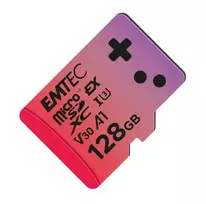MicroSDXC atminties kortelė EMTEC ECMSDM128GEXG 128GB UHS-I skaitymas 880MB/s rašymas 550MB/s U3 V30