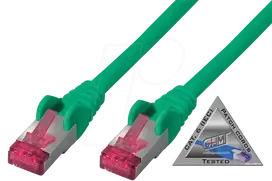 Tinklo kabelis ShiverPeaks BS75711-A0 0,15 m Cat6a S/FTP pilkas