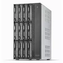 TerraMaster T12-500 Pro NAS Mini Tower Intel® Core™ i7 16GB DDR5 0 TB Pilka