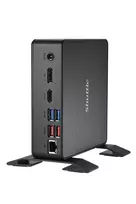 Shuttle Nano PC NC4010BAV2, Intel Celeron 7305, 8GB DDR4, 128GB M.2, 1x HDMI, 1x DP, 7x USB, 1x LAN, su VESA laikikliu ir stovu
