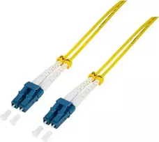LogiLink FP0LC50 Skaidulinis optinis kabelis 50 m LC OS2 Mėlyna Geltona