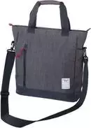 Rankinė/antpetinė krepšys TROIKA BBG52/GY, poliesteris, pilka, 12 L, 400×100×350 mm, užtrauktuku, unisex