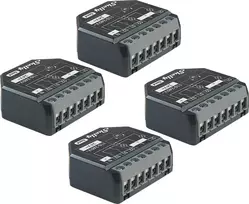 4 vnt. Shelly 2PM Gen4 Zigbee/Matter valdiklių rinkinys