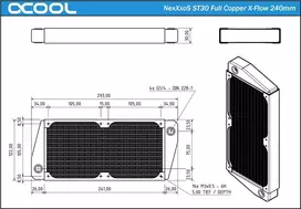 Alphacool NexXxoS ST30 pilnas varinis X-Flow 240mm radiatorius (14229)