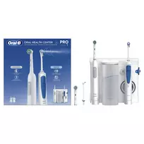 Oral-B Idropulsore Health Center suaugusiųjų sukamoji-osciliuojanti dantų šepetėlis, mėlyna, balta