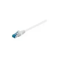 Wentronic Goobay CAT 6a Patch Laidas, S/FTP (PiMF), Baltas, 50 m - LSZH Halogen-Free, Varis (94910)