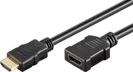 High-Speed-HDMI-Verlängerungskabel mit Ethernet, 8K @ 60Hz (0,5 Meter, HDMI Stecker > HDMI Buchse)