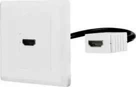 Renkforce RF-4538136 HDMI adapteris [1x HDMI lizdas - 1x HDMI lizdas] baltas, auksuotas