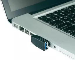USB 3.0 adapteris su 90° kampu Renkforce 29039C104R A-kištukas į A-lizdą