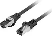 LANBERG PCF8- jungiamasis kabelis 1 m, varinis, RJ45