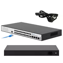 Extralink Hypnos Switch, 24x RJ45 1000Mb/s, 4x SFP+, L3, valdomas