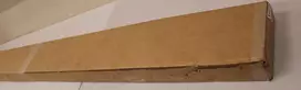 Montavimo bėgis EDBAK Menu Board Mount VWMB2200, 2200 mm, talpa 200 kg, juodas (pažeista pakuotė)