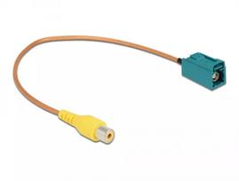 Laidas FAKRA Z kištukas į RCA kištuką RG-179 32 cm DeLOCK