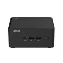 Mini PC barebone ASUS NUC 15 Pro RNUC15CRHI300000 Juoda — Intel Core 3 100U, DDR5 iki 96GB, M.2 SSD iki 8 TB, Wi‑Fi 7, Bluetooth 5.4