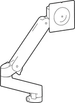 Ergotron 98-734-290 Monitoriaus stovas baltas