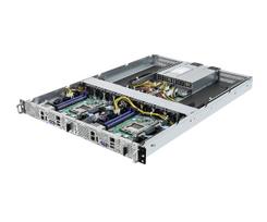 ASRock Rack 1U2N2G-AM5/2T 1U 2 mazgų klasterio serverio barebone, AM5 lizdas
