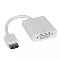 HDMI-VGA adapterio laidas, HDMI kištukas - VGA lizdas 0,15 m