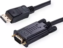 Value 11.99.5800 DisplayPort kabelis 1 m VGA (D-Sub) juodas (11.99.5800)