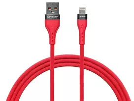 Kabelis USB A-Lightning 1m Raudonas
