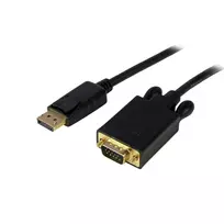 StarTech.com 15ft (4,6 m) aktyvus DisplayPort į VGA laidas – DP į VGA adapterio laidas – 1080p vaizdo – DP 1.2 keitiklis – fiksuojanti DP jungtis