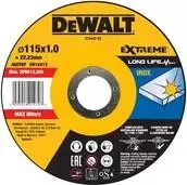 DEWALT pjovimo diskas 115x1x22,23 mm nerūdijančiam plienui (DT3442-QZ)