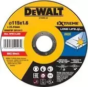 Pjovimo diskas DEWALT 115x1,6x22,23 mm nerūdijančiam plienui (DT43905-QZ)