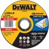 Dewalt pjovimo diskas DT43906-QZ nerūdijančiam plienui | Plokščias 125x1,6 mm (DT43906-QZ)