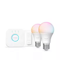 Philips Hue White and colour ambience E27 Bluetooth 8 W, 111 mm, 6 cm skersmens LED lemputė (2 vnt. pakuotė)