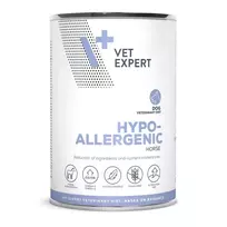 Šlapias šunų ėdalas VETEXPERT Hypoallergenic Horse 400 g – bekvapis, be glitimo, suaugusiems šunims