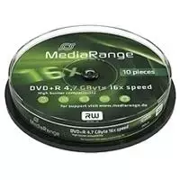 MediaRange MR453 - 10 vnt. DVD+R diskų, 4,7GB (120 min.), 16x, ant veleno