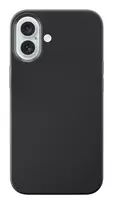 Cellularline Sensation – Silikoninis dėklas iPhone 16, minkštas liesti, juodas