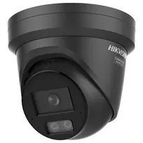 Hikvision 4 MP Smart Hybrid Light su ColorVu fiksuotas kupolas - JUODA (DS-2CD2347G3-LI2UY(2.8mm)(JUODA))