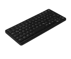 Contour Design Active Key AK-4100 klaviatūra, biuro, USB, QWERTY itališkas išdėstymas, juoda