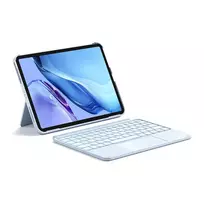 Belaidė Bluetooth klaviatūra su jutikliniu kilimėliu Inateck KB04122 QWERTZ, mėlyna