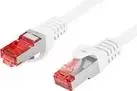 LANBERG Patchcord Cat6 S/FTP LSZH CU 1 m Baltas RJ-45 į RJ-45