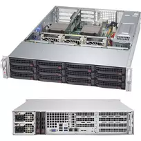 Supermicro 2U 12x3.5 karštojo keitimo diskų korpusas 2x1200W be OS