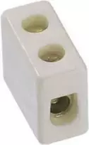 Elektros gnybtas Bachmann 950.000, porcelianinis, baltas, aukštis 12 mm