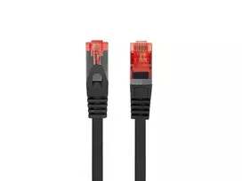 Tinklo kabelis Lanberg PCF6-10CU-0300-BK RJ-45 Cat6 3 m Juodas
