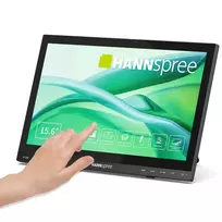 HANNspree HT165HPB 15,6 col. (39,6 cm) Full HD IPS LCD liečiamasis monitorius 1920×1080, 15 ms, VESA, garsiakalbiai, juodas