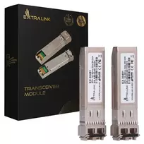 Extralink SFP+ modulis 10G 2 vnt., 10Gbps, 850nm, 300m, kelių režimų