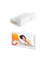 Ortopedinė pagalvė MDH Qmed Standard Plus kontūrinė kaklo atramai, putų tankis 55 kg/m³, 500×330 mm, gylis 12 cm, ekriu